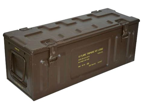 metal ammo box large|army surplus large ammo boxes.